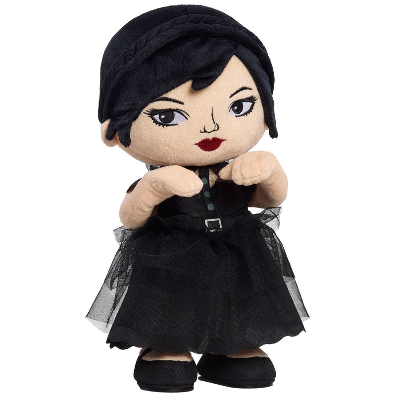 NETFLIX Wednesday Addams Dancing Plush Doll, 12.5-in O0