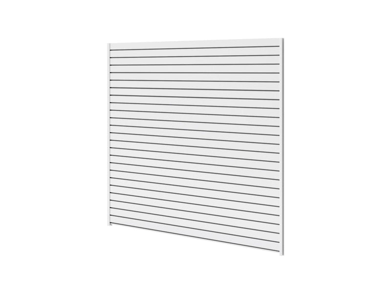 NewAge PVC Slatwall, 40-sq-ft, White F0