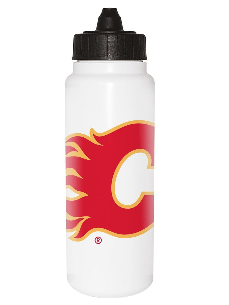 NHL Calgary Flames Officially Licensed Hockey Water Bottle, 1-L M6