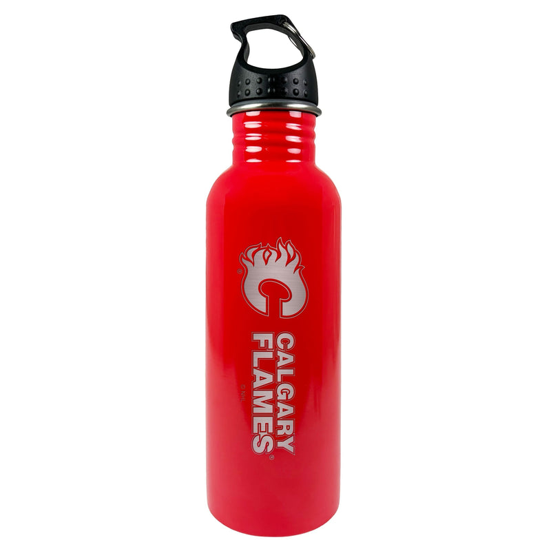 NHL Calgary Flames Stainless Steel Water Bottle, 25-oz J4