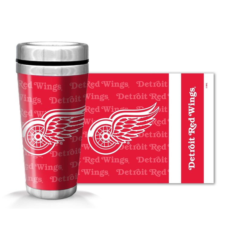 NHL Detroit Red Wings Hockey Logo Full Wrap Travel Mug, 14-oz Z9