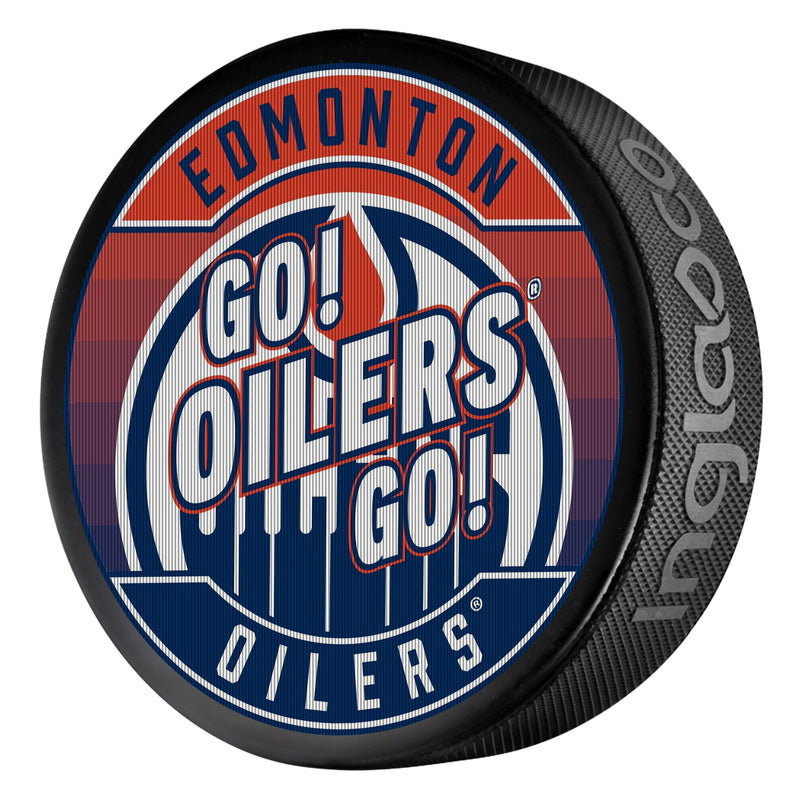 NHL Edmonton Oilers Dual-Image Lenticular Hockey Puck, 6-oz D3