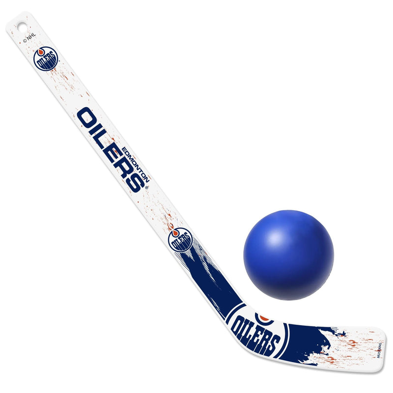 NHL Edmonton Oilers Mini Hockey Stick/Ball Set D8