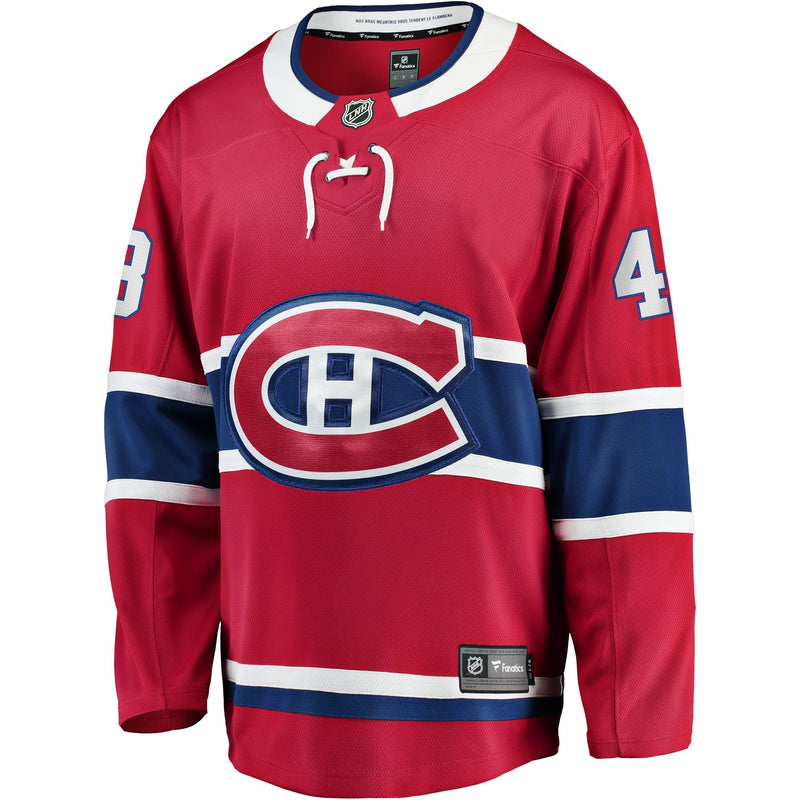 NHL Montreal Canadiens Breakaway Player Jersey, Lane Hutson, Adult, Assorted Sizes G6
