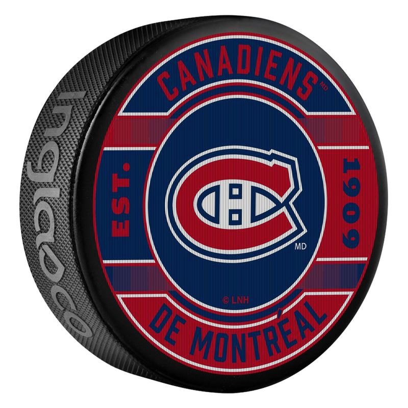 NHL Montreal Canadiens Dual-Image Lenticular Hockey Puck, 6-oz X4