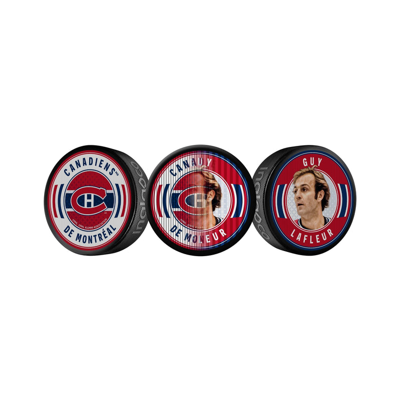 NHL Montreal Canadiens Guy Lafleur Dual-Image Lenticular Hockey Puck, 6-oz B7