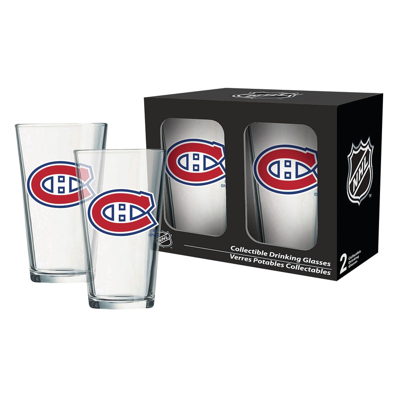 NHL Montreal Canadiens Mixing Pint Glass Box Set, 2-pk, 16-oz W4