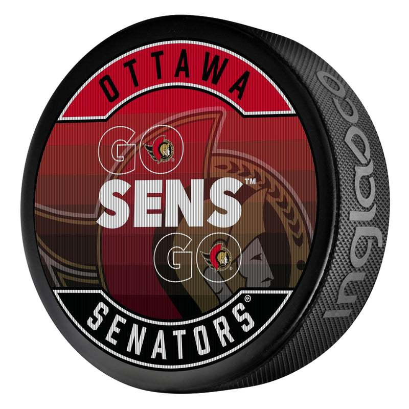 NHL Ottawa Senators Dual-Image Lenticular Hockey Puck, 6-oz N3
