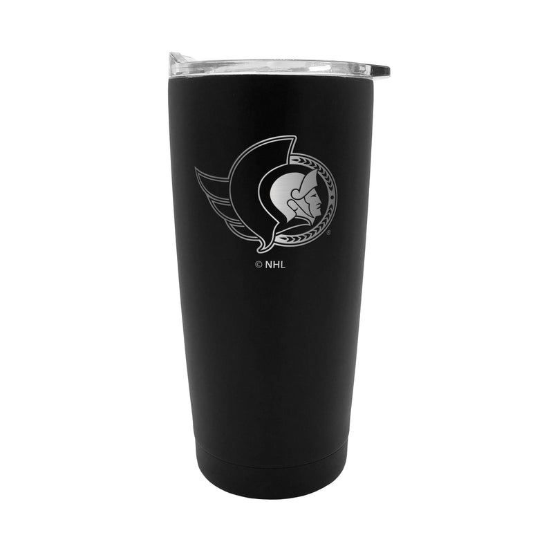NHL Ottawa Senators Executive Stainless Steel Insulated Travel Tumbler, Black, 20-oz U7