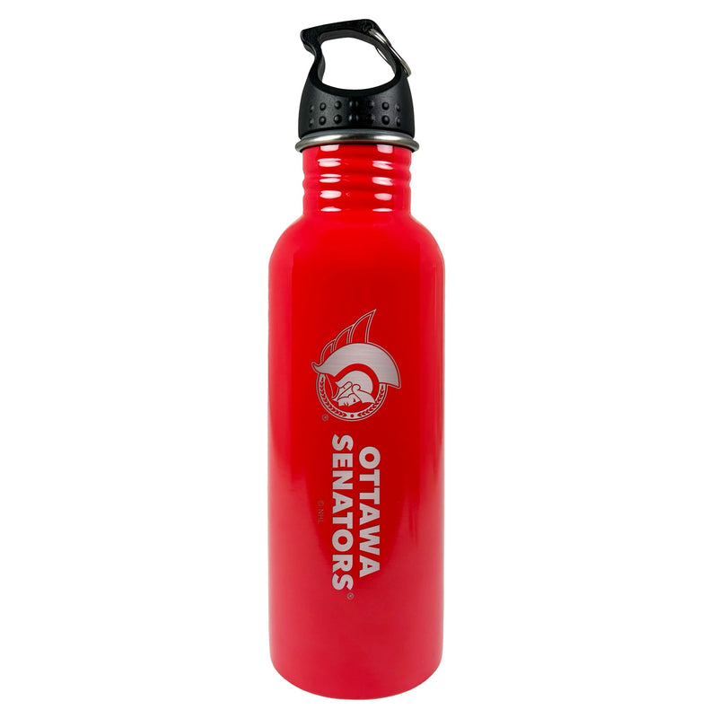 NHL Ottawa Senators Stainless Steel Water Bottle, 25-oz R9