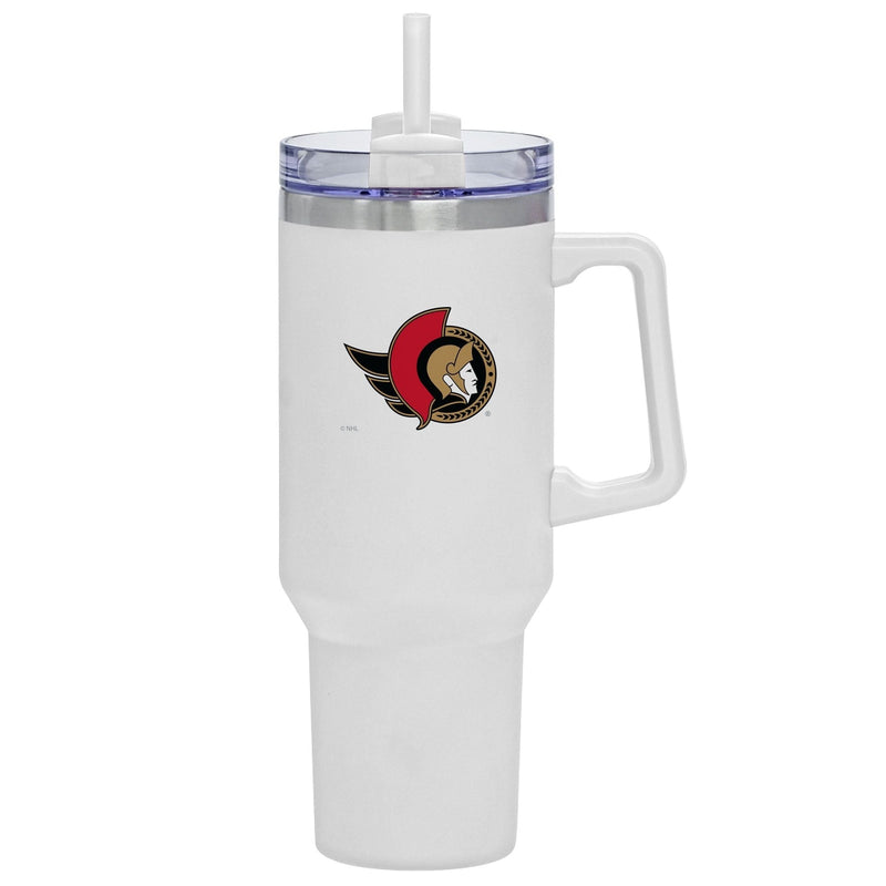 NHL Ottawa Senators Travel Mug with Straw and Handle, 40-oz F3