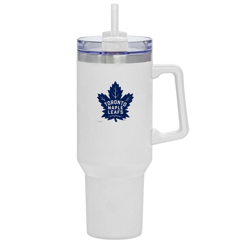NHL Toronto Maple Leafs Travel Mug with Straw and Handle, 40-oz Q7