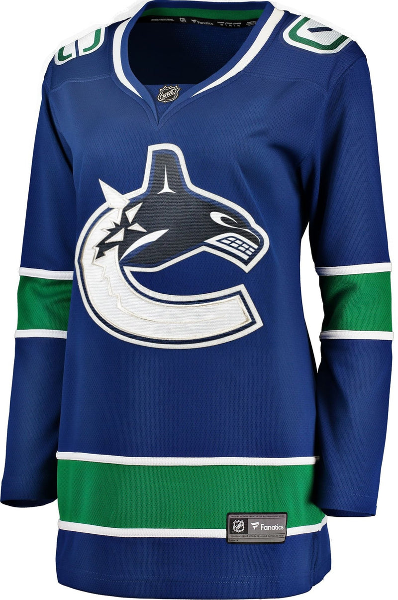 NHL Vancouver Canucks Breakaway Jersey, Women, Assorted Sizes Y2
