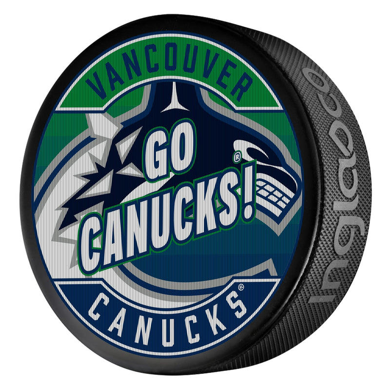 NHL Vancouver Canucks Dual-Image Lenticular Hockey Puck, 6-oz G0