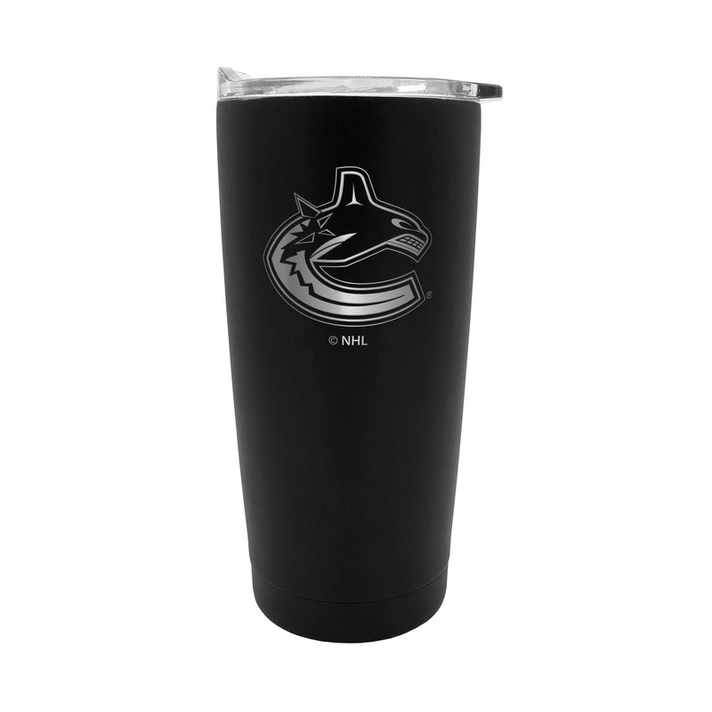 NHL Vancouver Canucks Executive Stainless Steel Insulated Travel Tumbler, Black, 20-oz T5