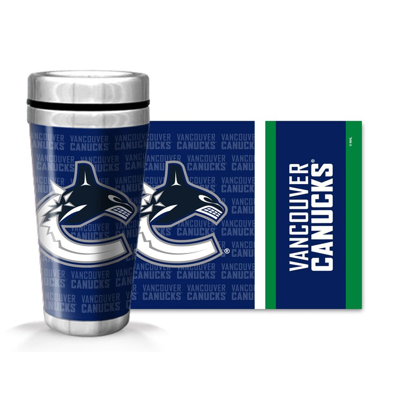 NHL Vancouver Canucks Full Wrap Wallpaper Travel Mug, 14-oz A5