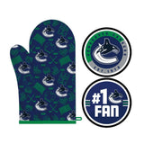 NHL Vancouver Canucks Kitchen Oven Mitt Pot Holder Set, 2-pc