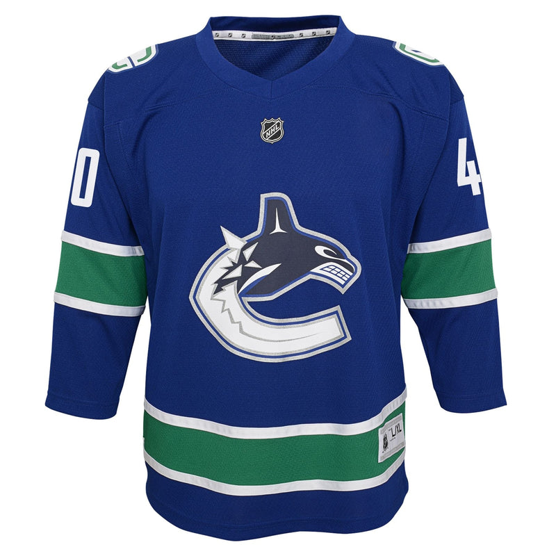 NHL Vancouver Canucks Replica Player Jersey, Elias Pettersson, Youth, Assorted Sizes A3