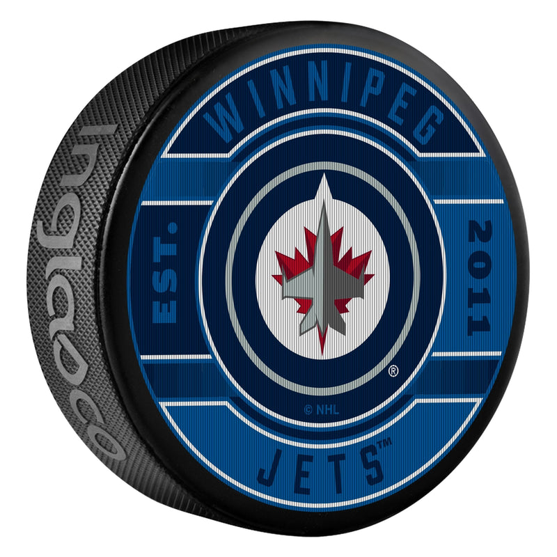 NHL Winnipeg Jets Dual-Image Lenticular Hockey Puck, 6-oz K2
