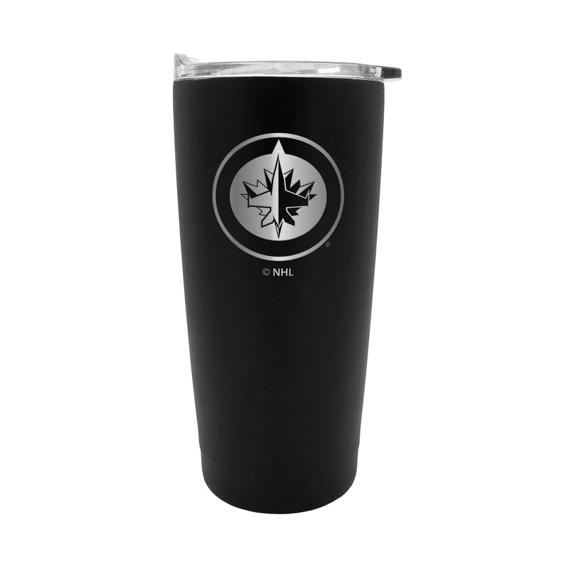 NHL Winnipeg Jets Executive Stainless Steel Insulated Travel Tumbler, Black, 20-oz L5
