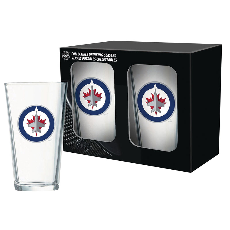 NHL Winnipeg Jets Mixing Pint Glass Box Set, 2-pk, 16-oz Q2