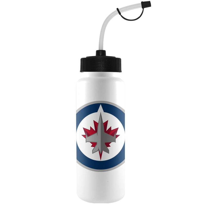 NHL Winnipeg Jets Officially Licensed Hockey Water Bottle, 1-L R7
