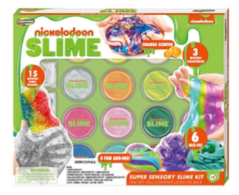 Nickelodeon Super Sensory Slime Kit with 6 Mix-ins P6
