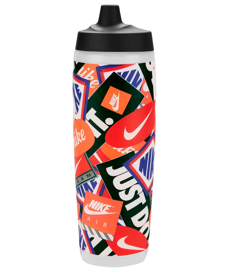Nike Refuel 24-oz Orange Graphic Squeezable Water Bottle N2