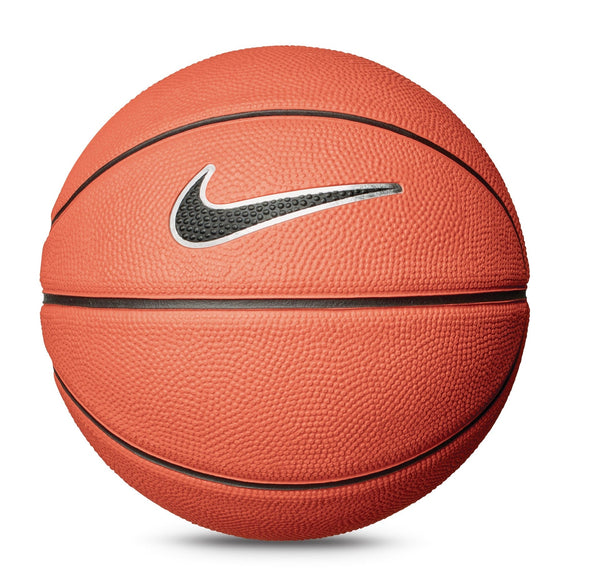 Nike Skills Mini Kids' Indoor/Outdoor Rubber Basketball, Size 3 (22.5-in), Amber/Black/White S3