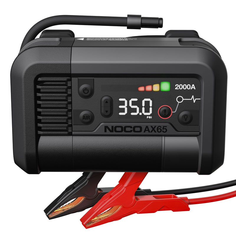 NOCO AX65 Boost Air Booster Pack/Jump Starter with Air Compressor, 2000-Amp, 12V O9