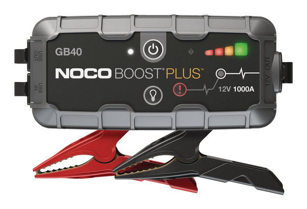 NOCO GB40 Boost Plus Booster Pack/Jump Starter, 1000-Amp, 12V I5