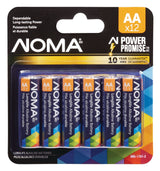 NOMA 12-pk AA Alkaline Batteries, Long Lasting, All Purpose