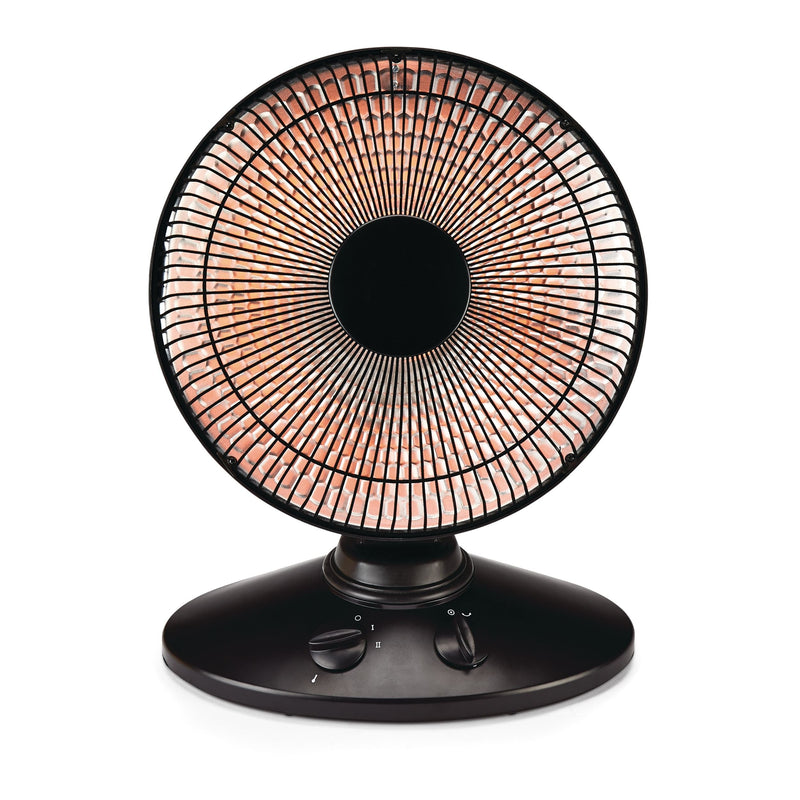 NOMA Oscillating Parabolic Dish Portable Radiant Electric Space Heater, 1000W, Black K1