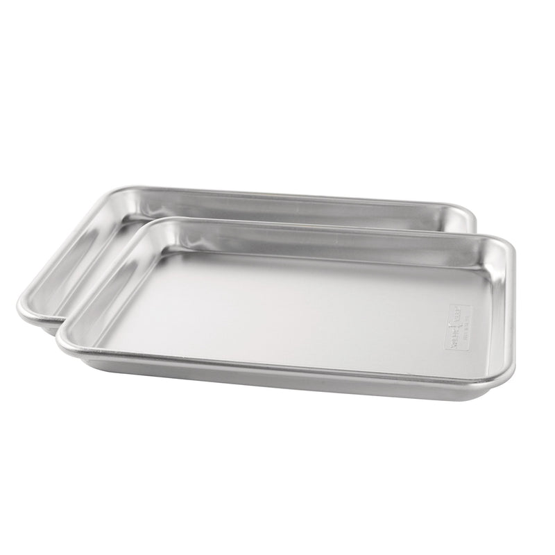 Nordic Ware Naturals Baker's Aluminum Quarter Sheet, 2-pc H0