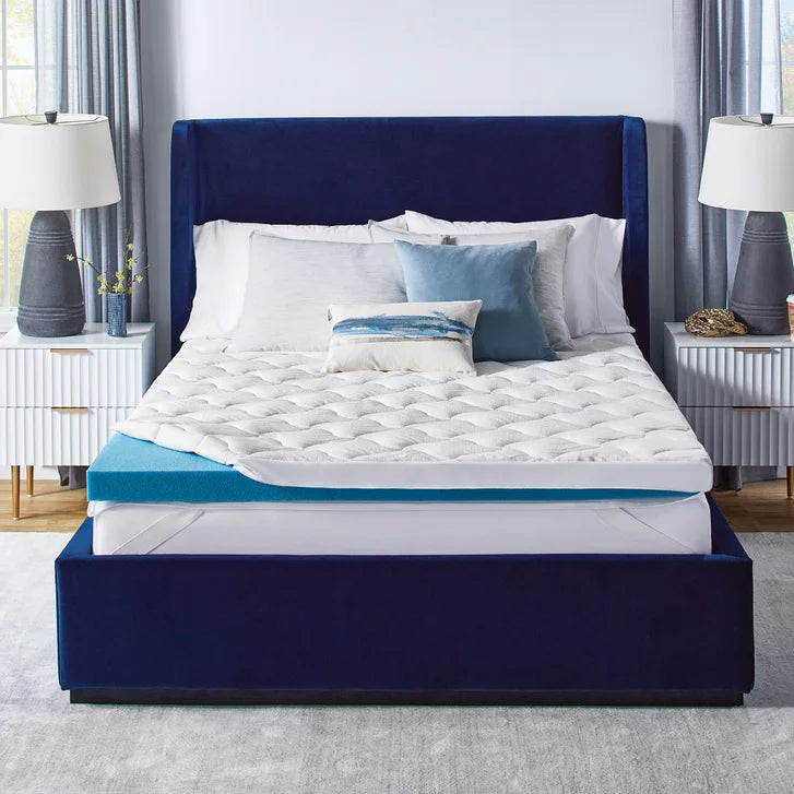Novaform 3 in. Comfort Grande Plus Advanced Foam Mattress Topper X4