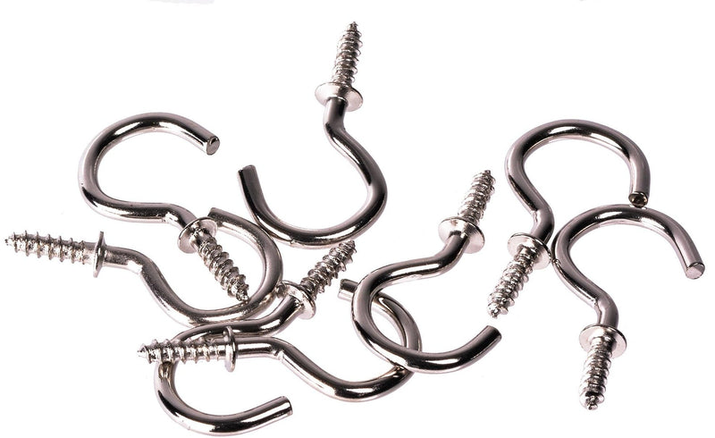 OOK Cup Hooks Set, Nickel, 7/8-in, 40-pk C5