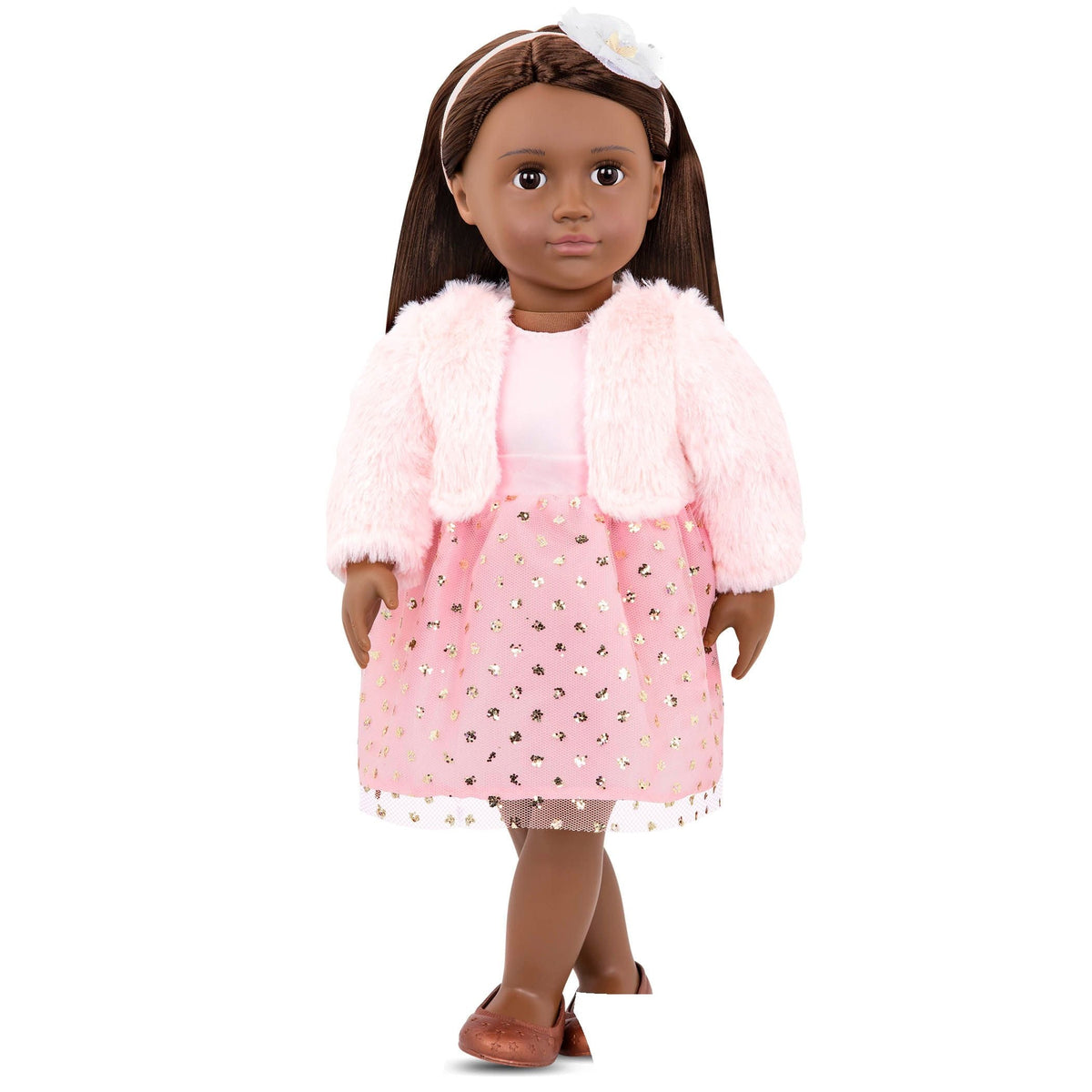 Our Generation Basic Fashion Doll for Ages 3+, Riya, 18-in