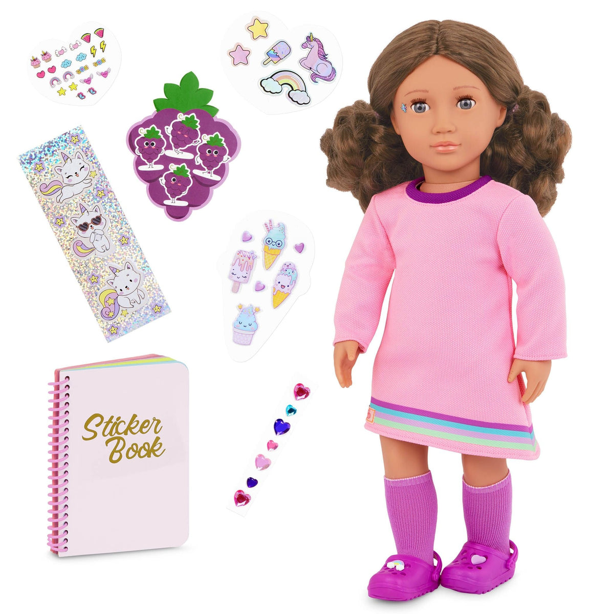 Our Generation Cuddly Activity Doll for Ages 3+, 18-in