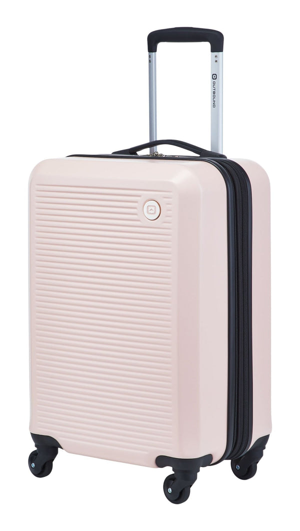 Outbound Hardside Carry-On Spinner Flex Travel Suitcase, Pink, 21-5/8-in M5