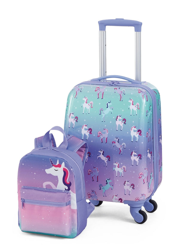 Outbound Kids Unicorn Hardside Luggage, 2-pc, Outbound Hardside Spinner Luggage, 23-in, Outbound Hardside Carry-On Spinner Flex Travel Suitcase,... B6
