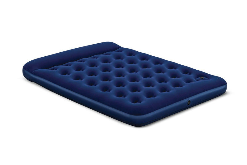 Outbound Queen Airbed with Built-In Manual Pump, PVC, Black O7