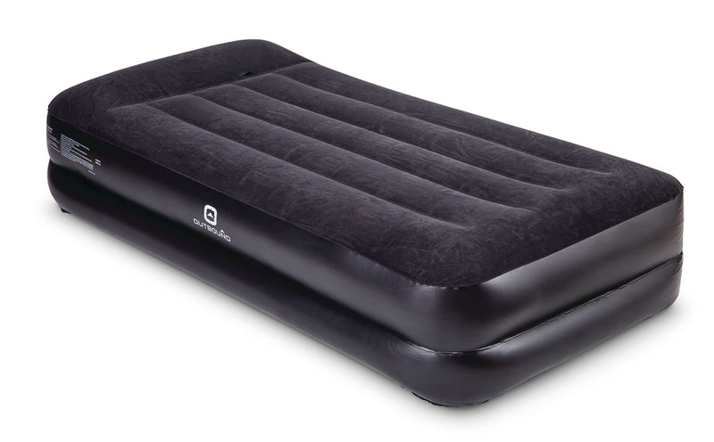 Outbound Twin Double-High Inflatable Air Mattress with Built-In Pump & Pillow U6