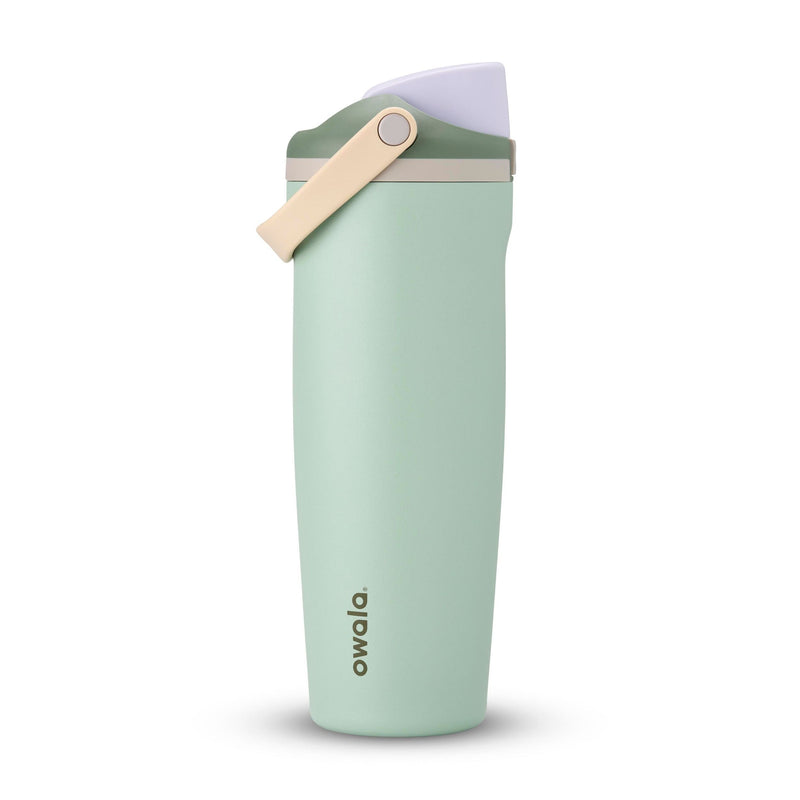 Owala FreeSip Sway Stainless Steel Insulated Portable Reusable Water Bottle, with Built-in Straw, Various Colours, 30-oz V8