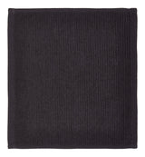 PADERNO All-Purpose Ribbed Cotton Terry Square Dish Cloths, Black, 4-pk