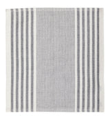 PADERNO All-Purpose Striped Cotton Terry Square Dish Cloths, Grey, 4-pk