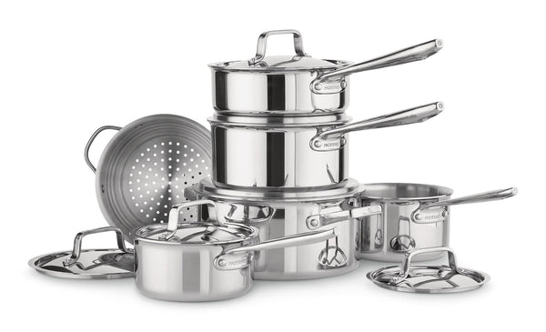 PADERNO Canadian Professional Clad Cookware Set, Oven Safe, 12-pc Z3