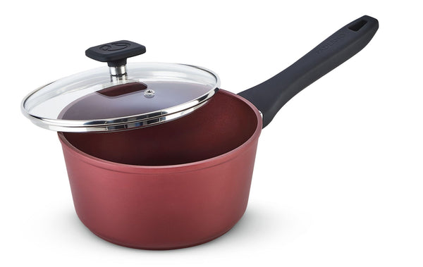 PADERNO Classic Saucepan, PFOA-Free, Non-Stick, Maroon K9