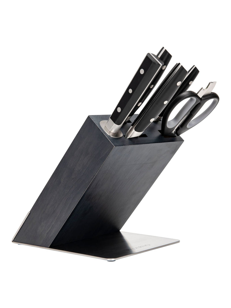 Paderno Fully Forged Stainless Steel Knife Block Set, 7-pc X3