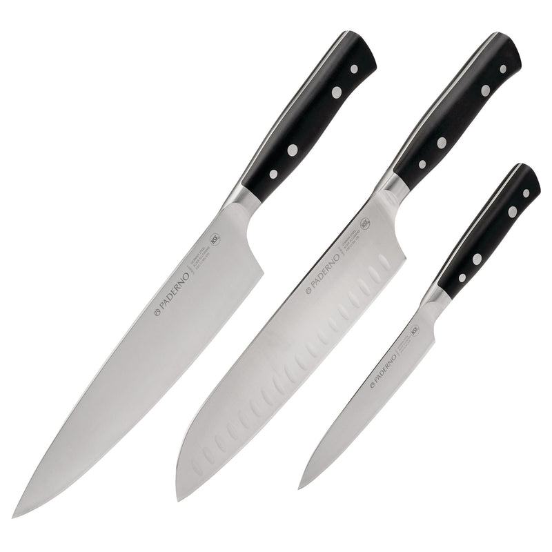 PADERNO Montgomery Stainless Steel Multi-Purpose Knife Set, 3-pc O3