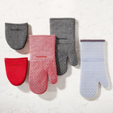 PADERNO Neoprene Palm Mini Mitts, Black Chambray, One-Size, 2-pk
